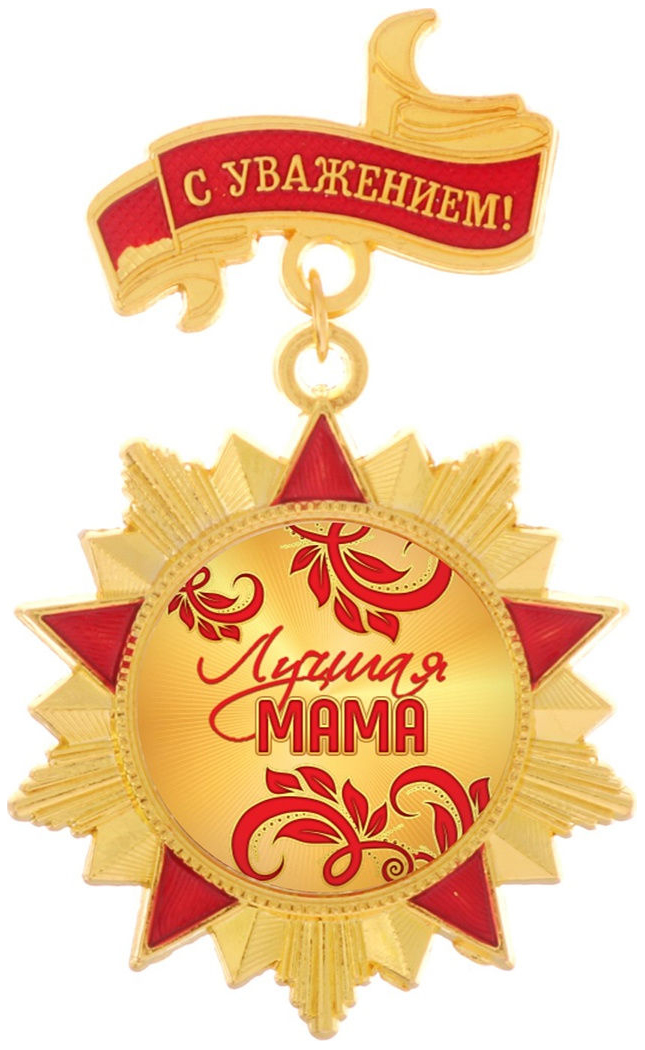 

Орден с колодкой Лучшая мама, 4,2 х 6,9 см