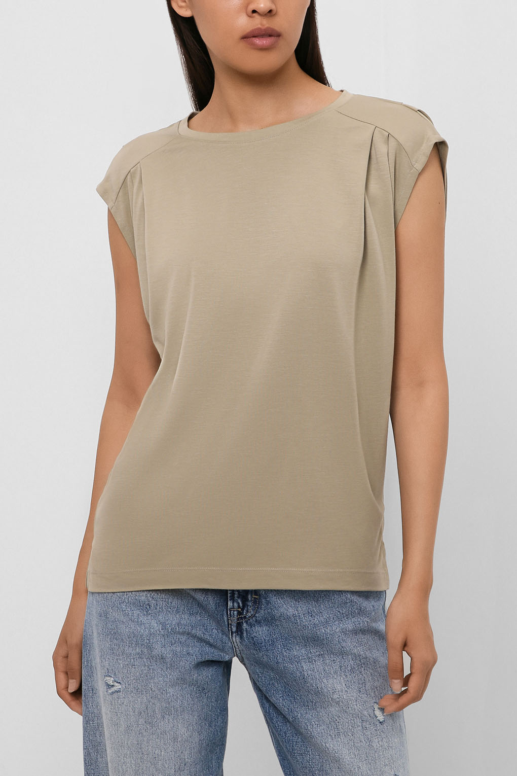 

Блуза женская Esprit 072EO1K321 хаки M, 072EO1K321