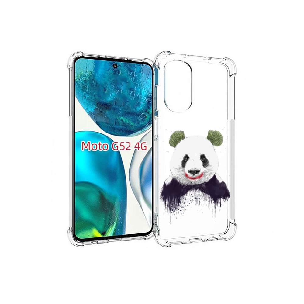 

Чехол MyPads панда джокер для Motorola Moto G82 / Moto G52, Прозрачный, Tocco