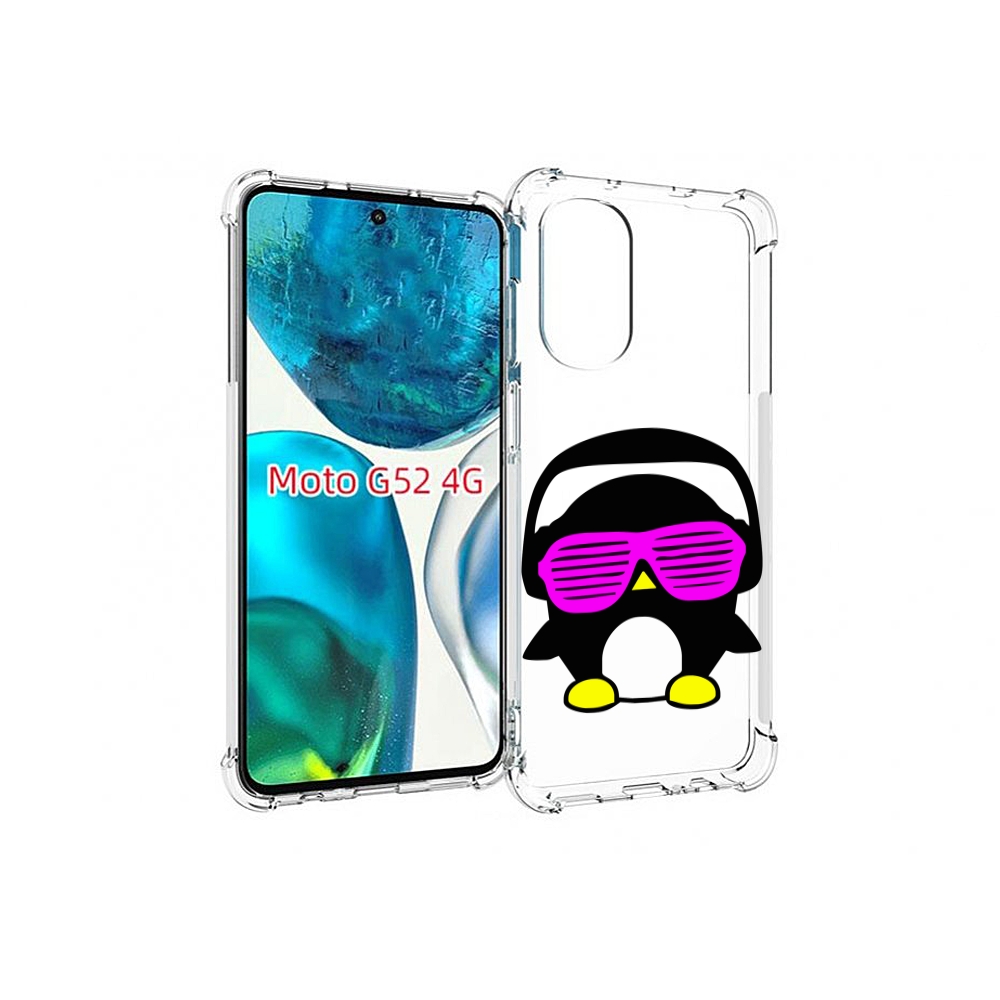 

Чехол MyPads пингвин для Motorola Moto G82 / Moto G52, Прозрачный, Tocco