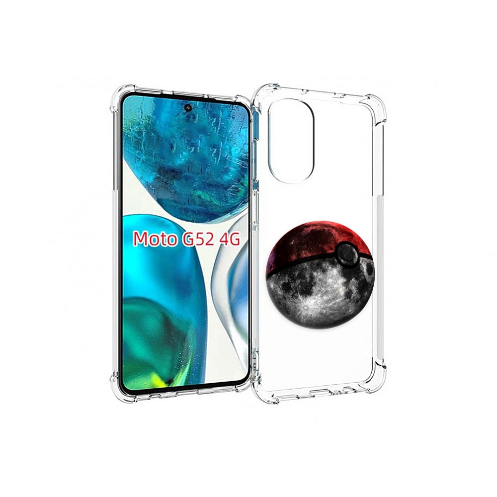 

Чехол MyPads планета покебол для Motorola Moto G82 / Moto G52, Прозрачный, Tocco