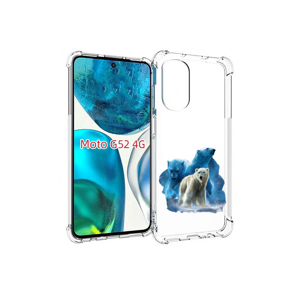 

Чехол MyPads полярный медведь для Motorola Moto G82 / Moto G52, Прозрачный, Tocco