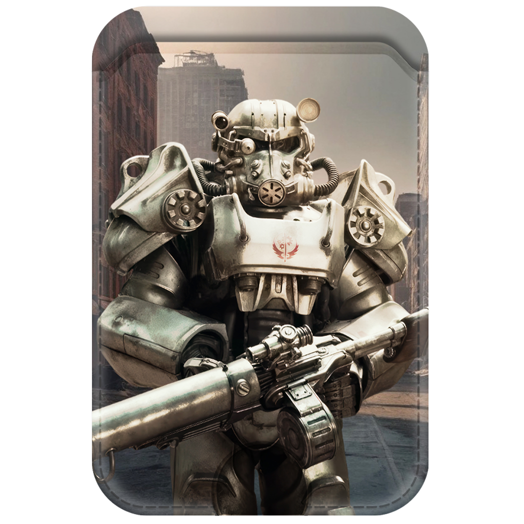 

Чехол Eco для карт (кардхолдер) Фоллаут (Fallout) - Рыцарь Братства, Разноцветный
