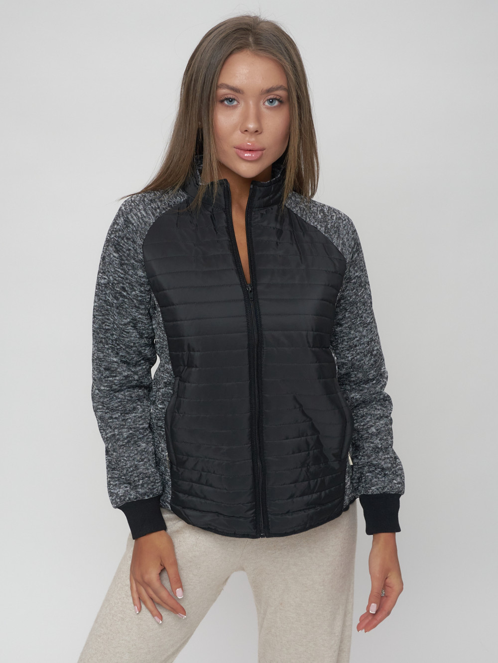 

Толстовка женская MTFORCE 2160 черная 46 RU, Черный, 2160