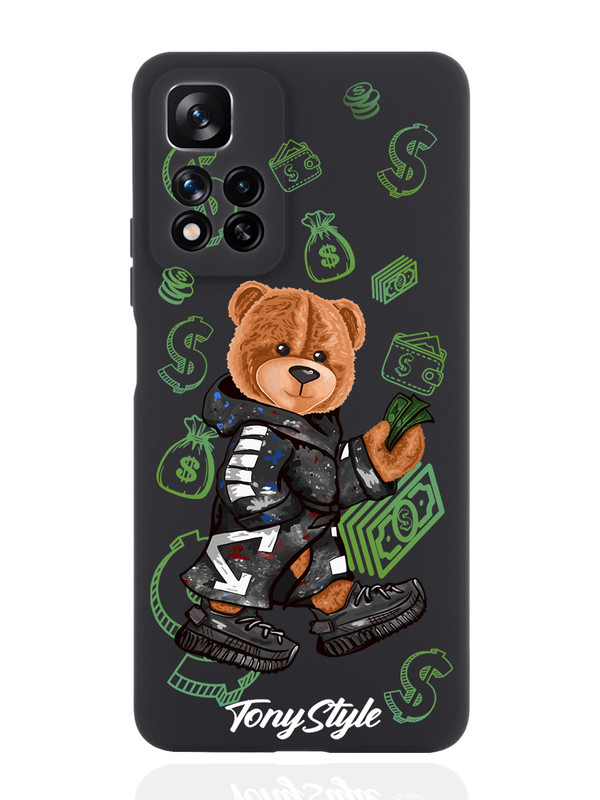 

Чехол Tony Style для Xiaomi Redmi Note 11 Pro Plus 5G Tony Style Деньги черный, Коричневый;черный;зеленый