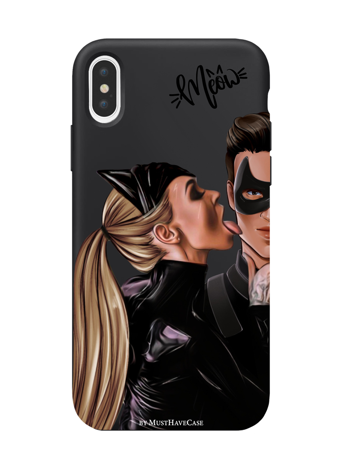 

Черный силиконовый чехол для iPhone Xs Max Кошечка с парнем, Коричневый;черный, iPhone Xs Max Кошечка с парнем