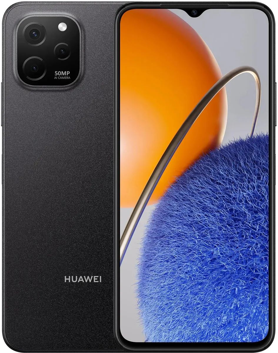 

Смартфон Huawei nova Y61 4/128Gb, EVE-LX9N, черный