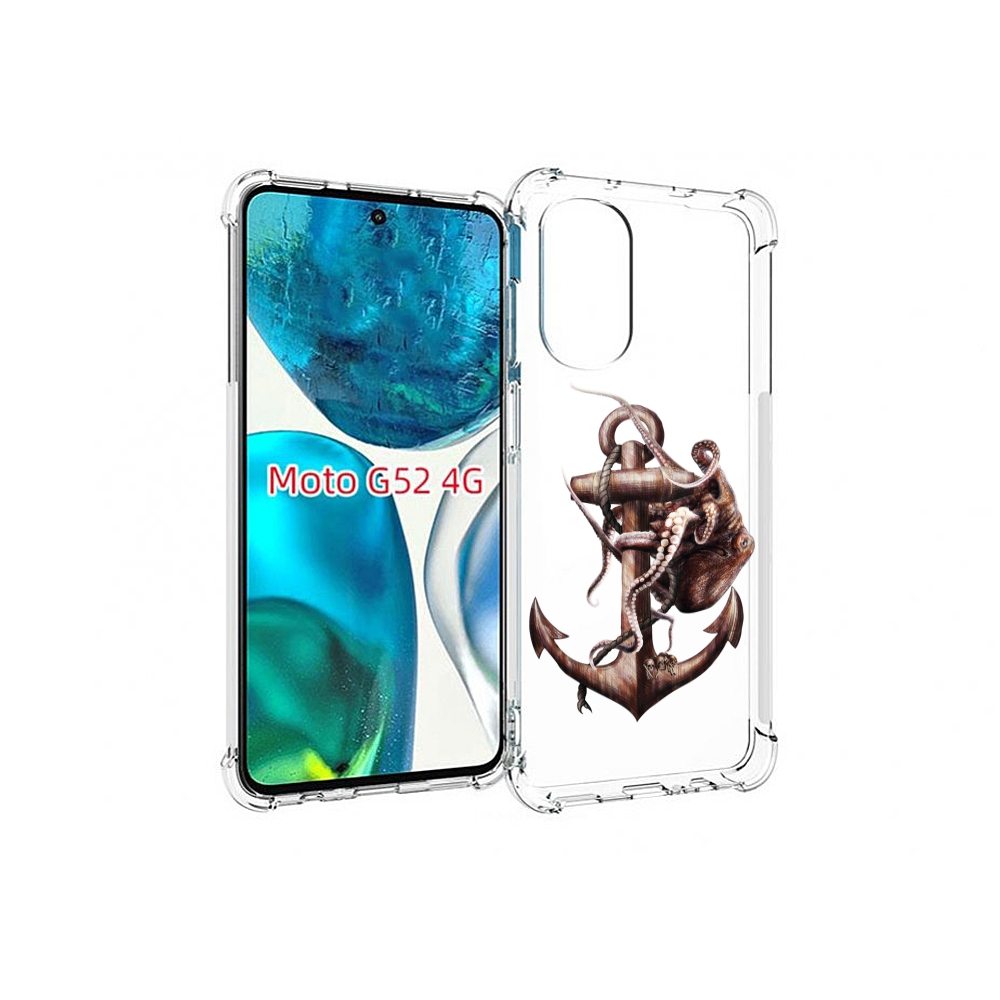 

Чехол MyPads ржавый якорь для Motorola Moto G82 / Moto G52, Прозрачный, Tocco