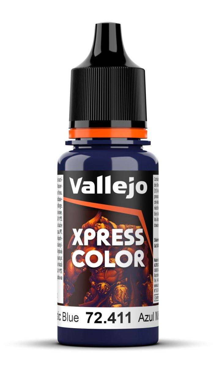 

Краска акриловая Vallejo серии Game Xpress Color Mystic Blue, 18 мл, 72411, Mystic Blue