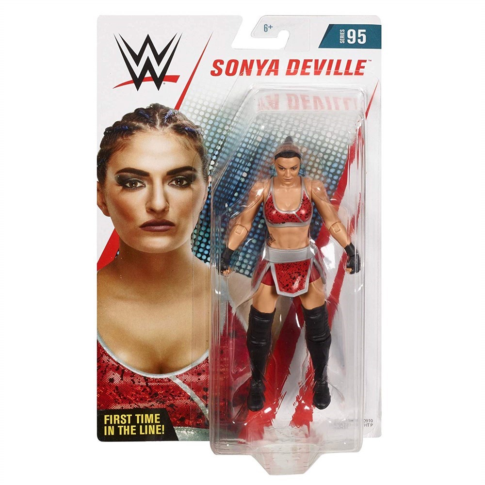 фото Mattel подвижная фигурка соня девиль (wwe sonya deville chase 95) 15 см