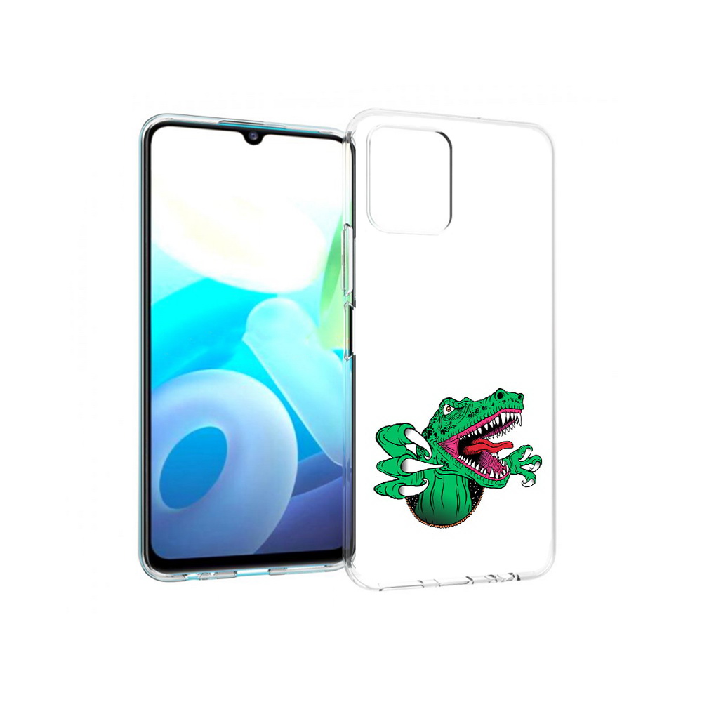 Чехол MyPads Tocco для Vivo Y15s крокодил (PT224456.390.417)