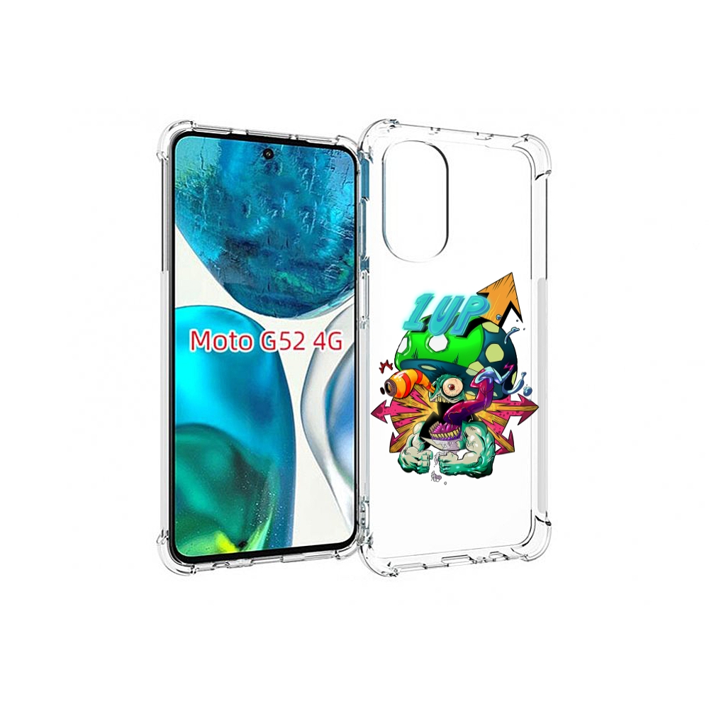 

Чехол MyPads сильный гриб абстракция для Motorola Moto G82 / Moto G52, Прозрачный, Tocco