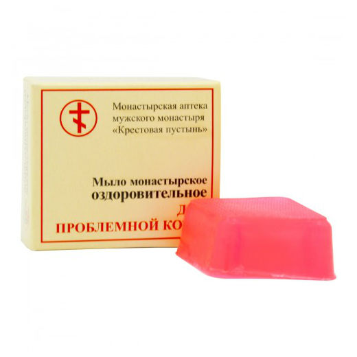 Мыло Бизорюк монастырское оздоровительное Для проблемной кожи Солох Аул 30 г myloff vsb твёрдая мыльная основа 1 кг