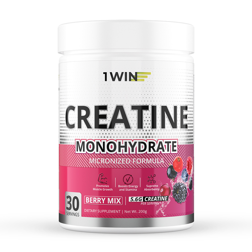 фото Креатин моногидрат creatine monohydrate 1win ягодный микс, порошок 30 порций