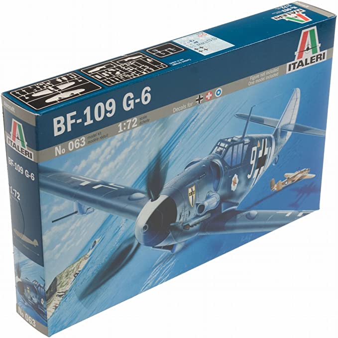 

Сборная модель Italeri 1/72 Messerschmitt Bf-109 G-6 0063