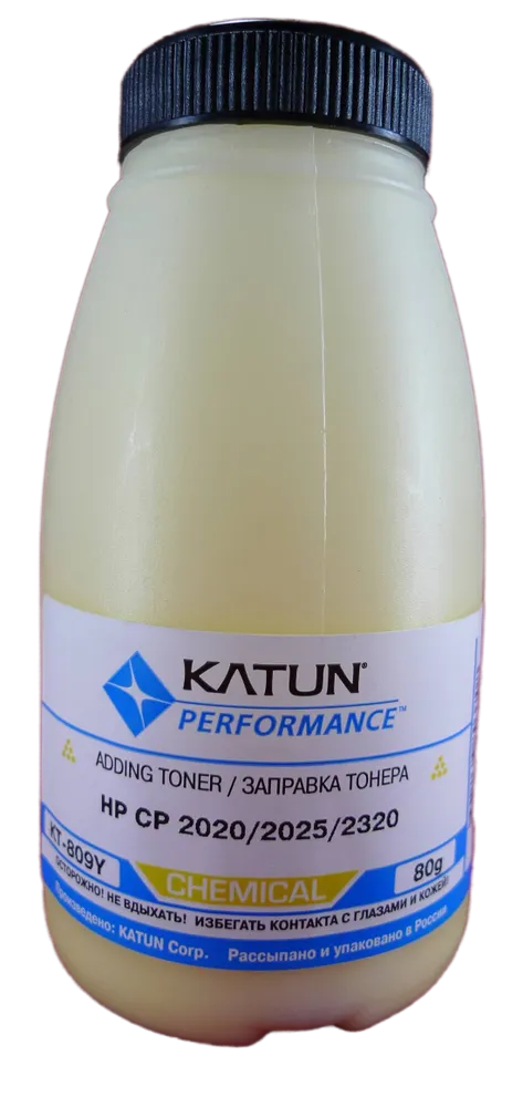 

Тонер для лазерного принтера Katun (KT809Y) желтый, совместимый