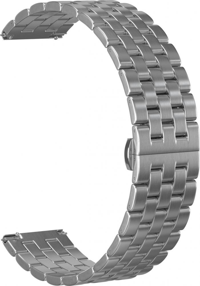 

Ремешок стальной GSMIN Arched 20 для Amazfit GTR 42mm (Серебристый), Ремешок стальной GSMIN Arched 20 для Amazfit GTR 42mm