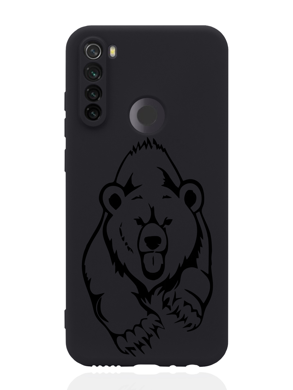 

Чехол MustHaveCase для Xiaomi Redmi Note 8T Медведь черный