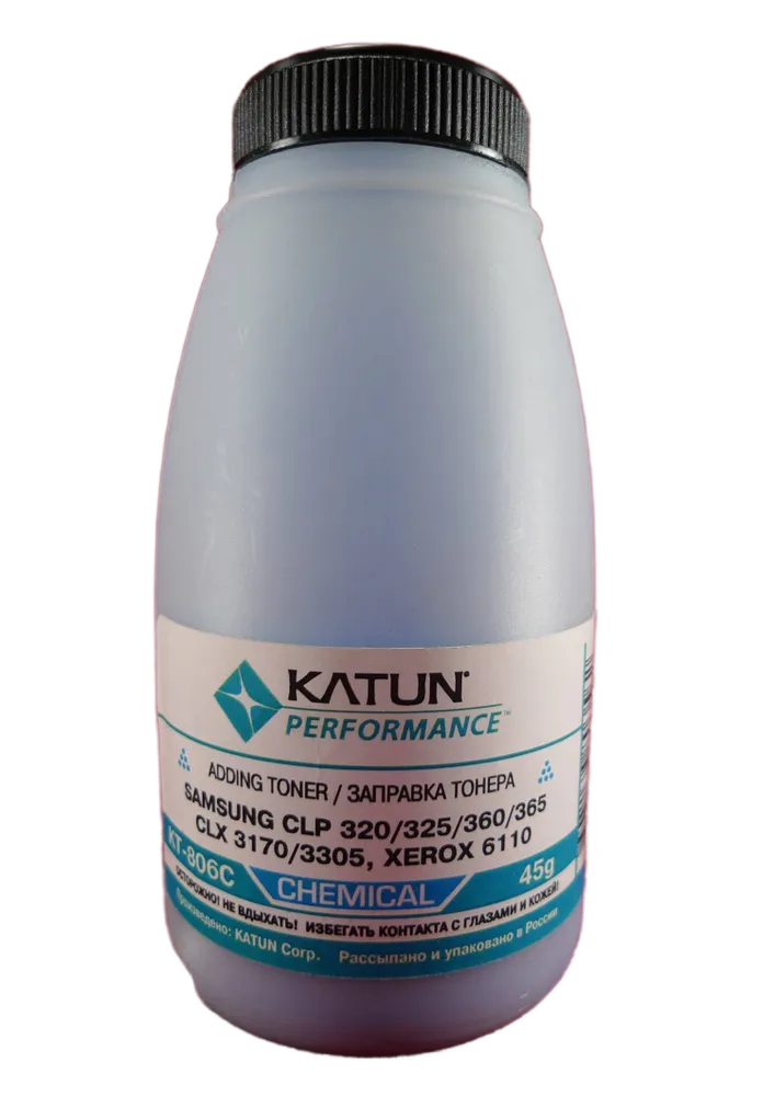 

Тонер для лазерного принтера Katun (KT806С) голубой, совместимый