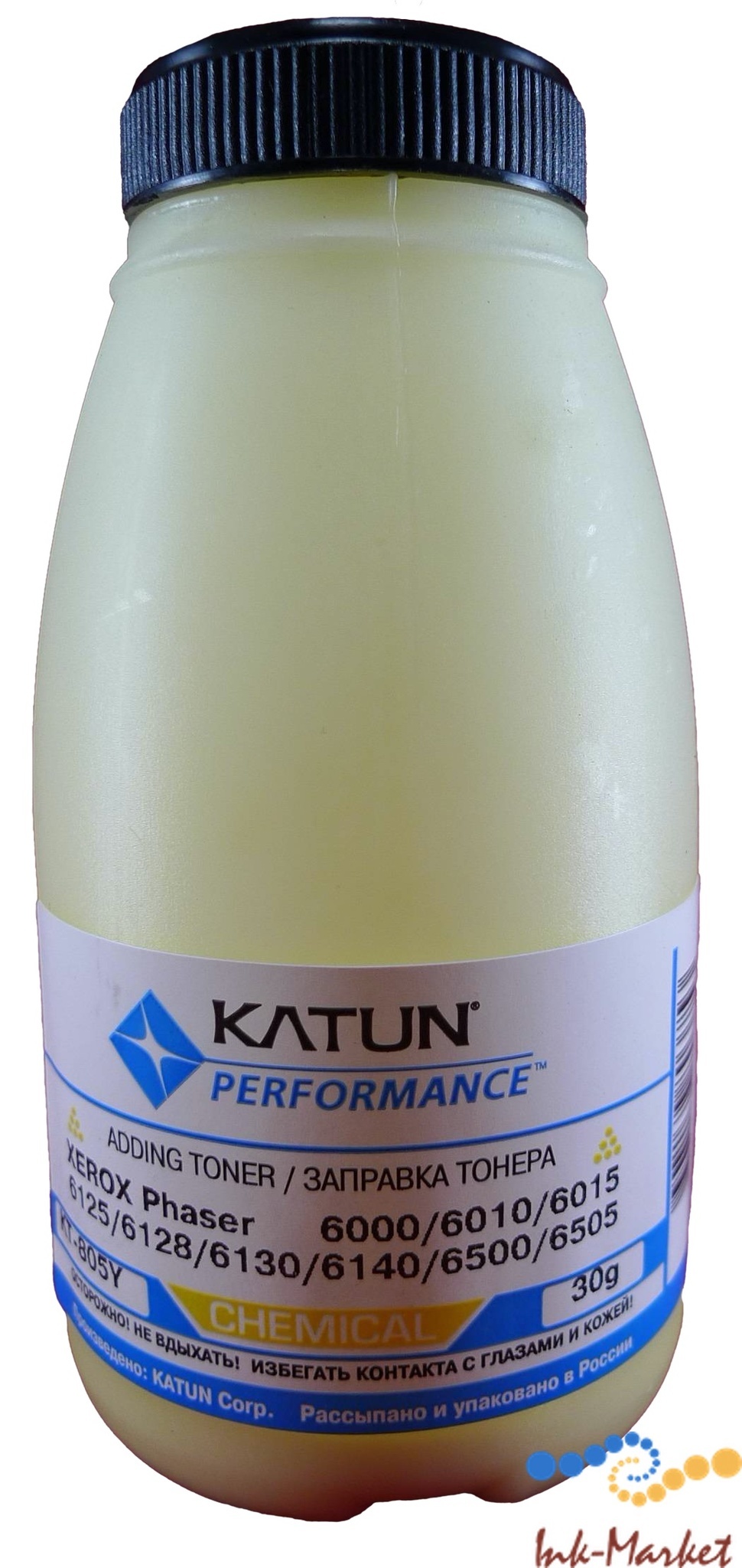 

Тонер для лазерного принтера Katun (KT805Y) желтый, совместимый