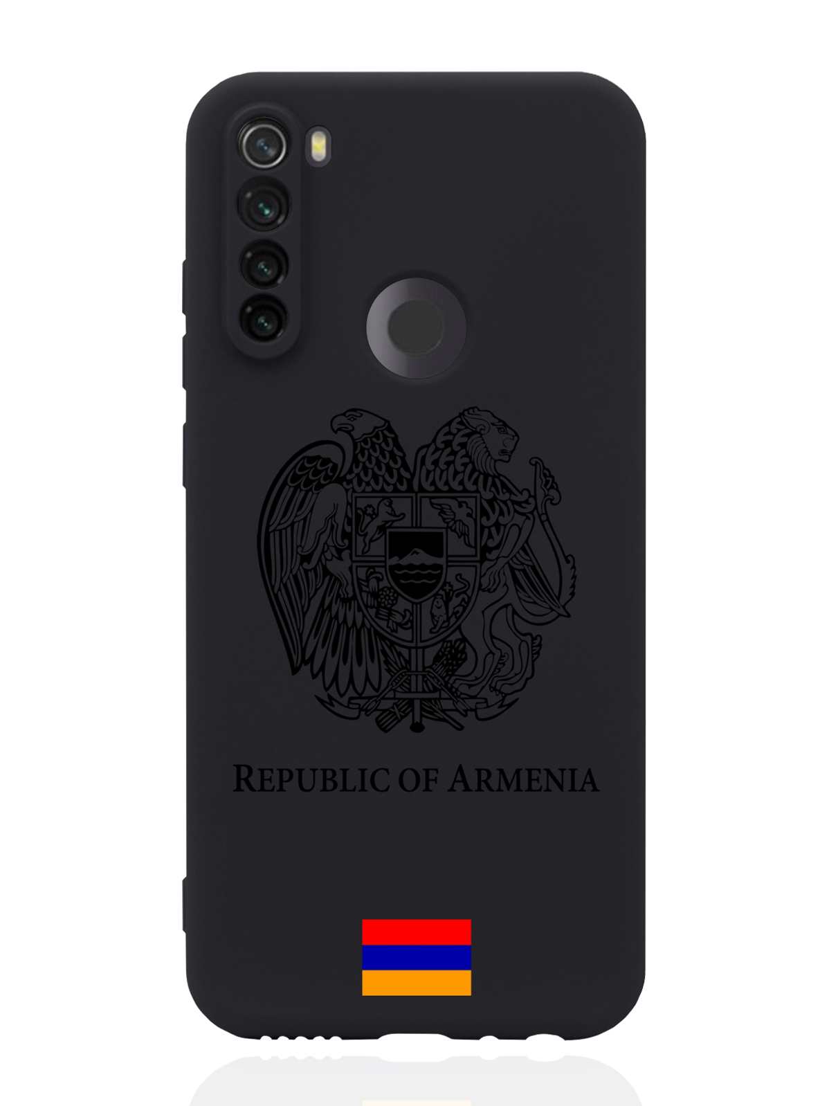 

Чехол SignumCase для Xiaomi Redmi Note 8T Черный лаковый Герб Армении черный