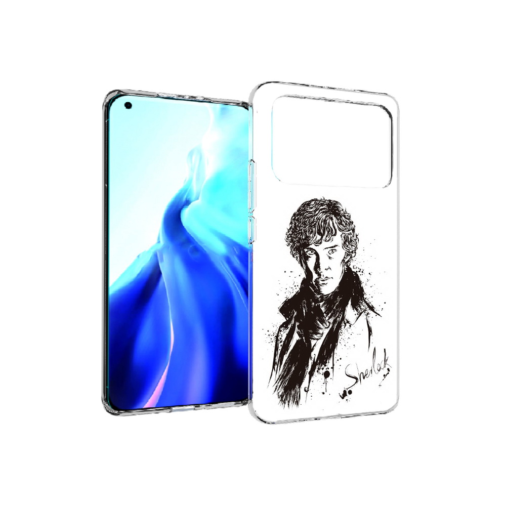 

Чехол MyPads Tocco для Xiaomi Mi 11 Ultra шерлок холмс портрет (PT160500.261.698), Прозрачный, Tocco