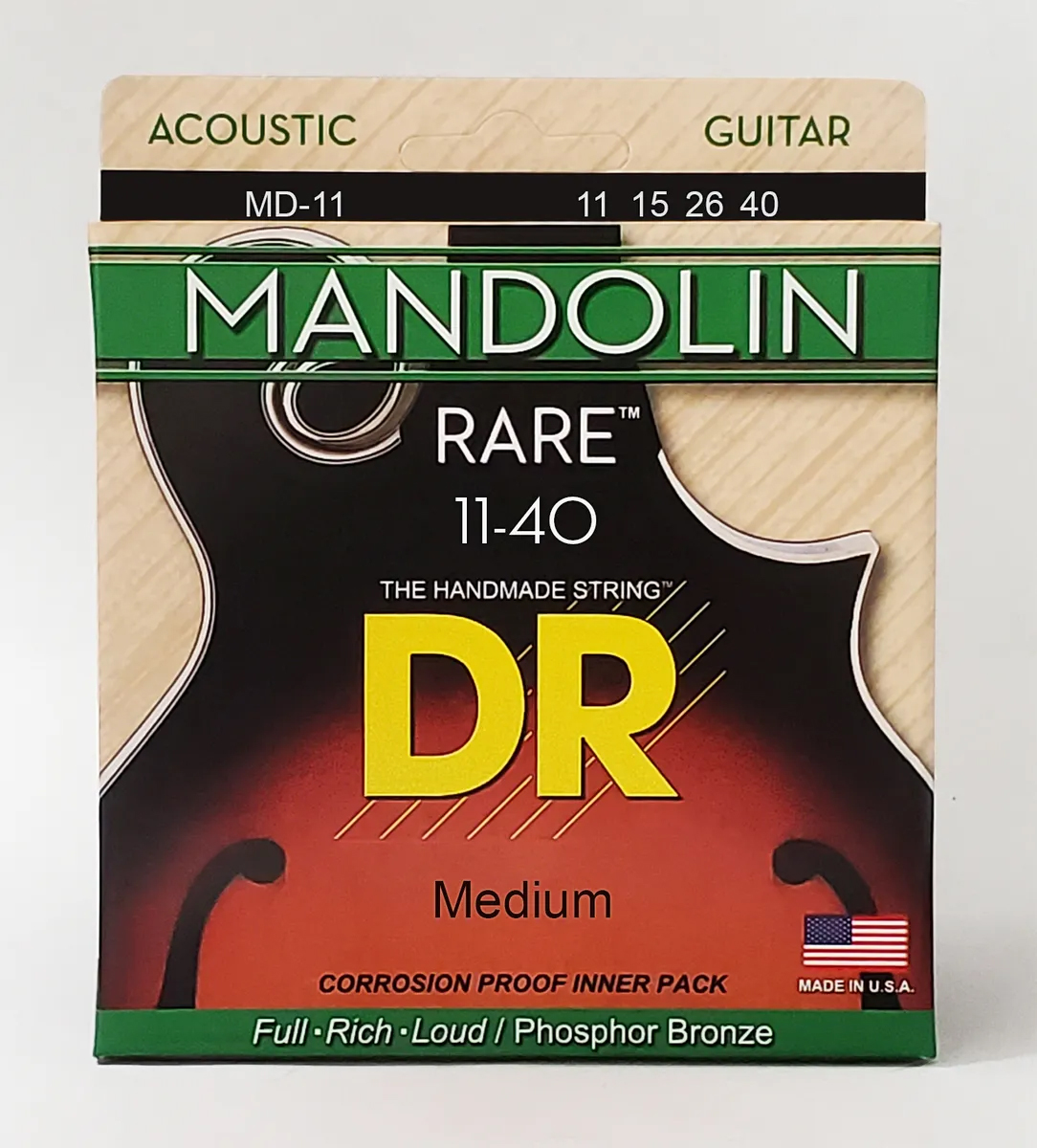 фото Струны для мандолины dr string md-11 - rare dr strings