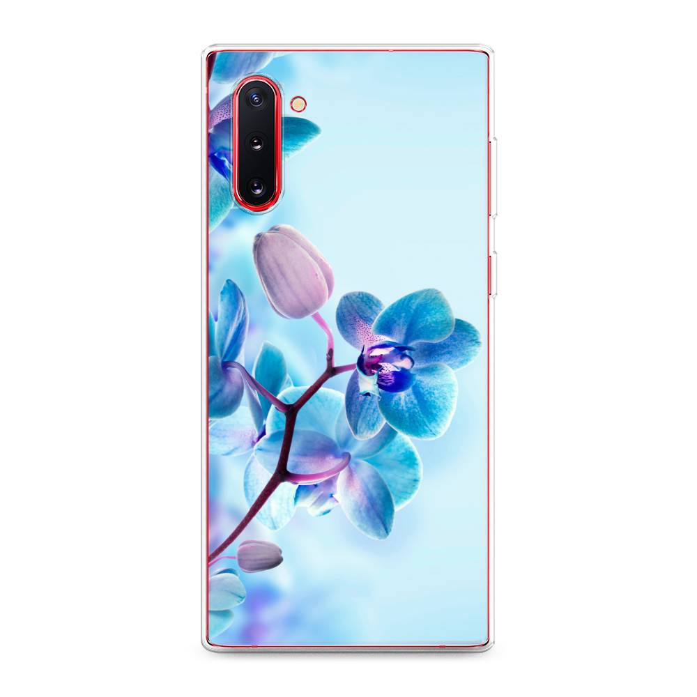 

Чехол Awog на Samsung Galaxy Note 10 "Голубая орхидея", Разноцветный, 28650-8