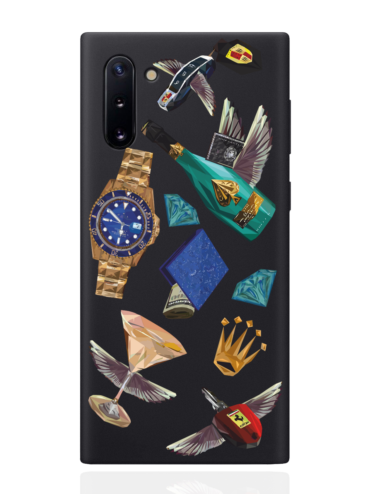 Чехол MustHaveCase для Samsung Galaxy Note 10 Luxury lifestyle черный