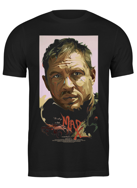 

Футболка мужская Printio Mad max / безумный макс черная M, Черный, Mad max / безумный макс