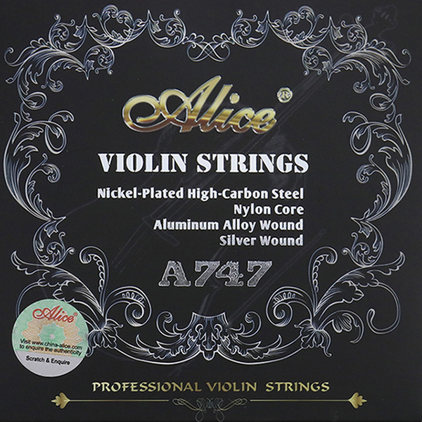фото Струны для скрипки alice a747
