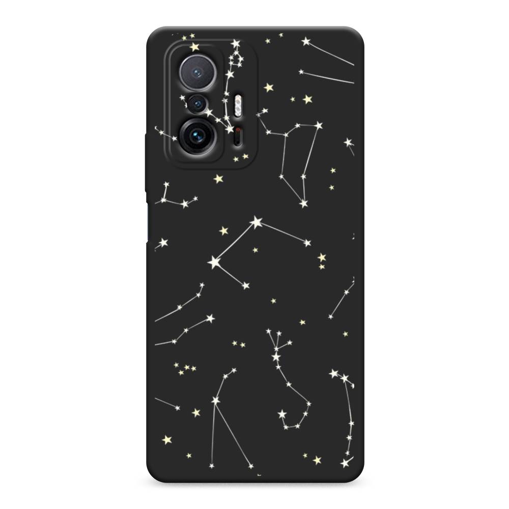

Матовый силиконовый чехол "Созвездия" на Xiaomi Mi 11T, Разноцветный, 311252-1