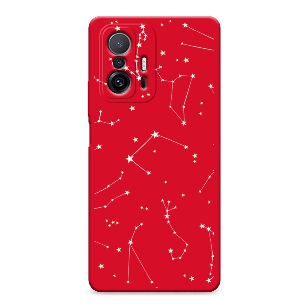 

Матовый силиконовый чехол "Созвездия" на Xiaomi Mi 11T, 311253-1