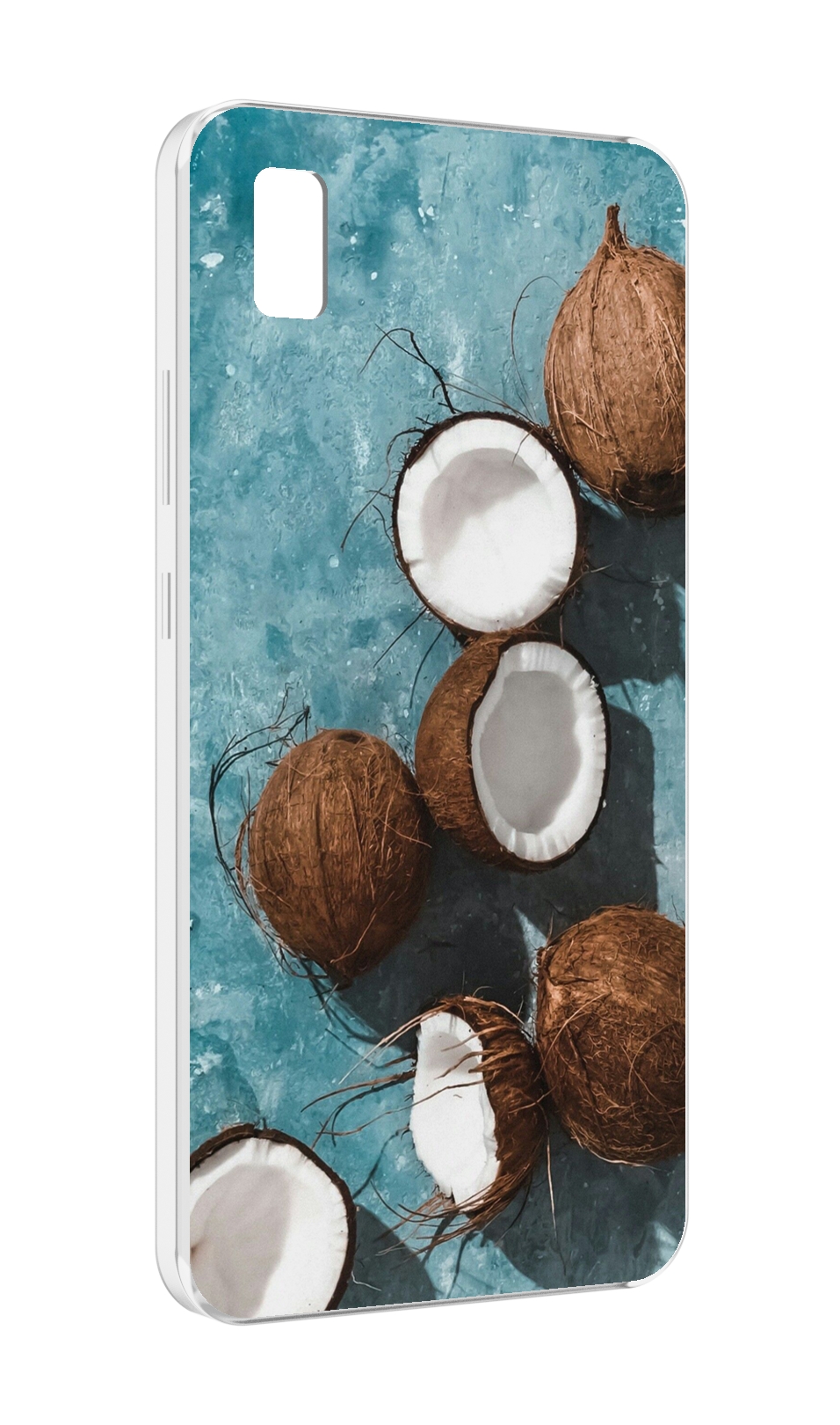 

Чехол MyPads красивые-кокосы для ZTE BLADE L210, Прозрачный, Tocco