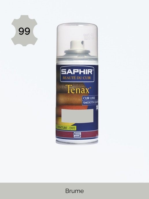 Краска для обуви Saphir Tenax brume 150 мл Франция серый