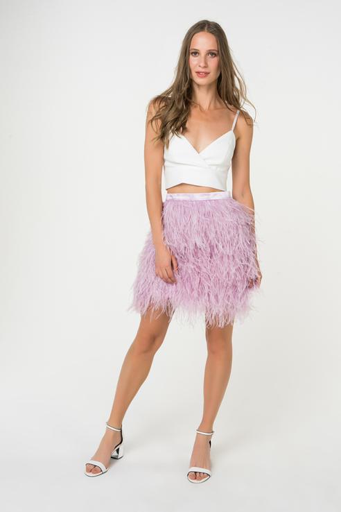 

Юбка женская T-Skirt SS17-01-0367-FS розовая 44, SS17-01-0367-FS