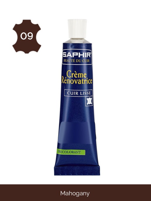 Восстановитель кожи Saphir Creme RENOVATRICE (mahogany) махагон 25 мл