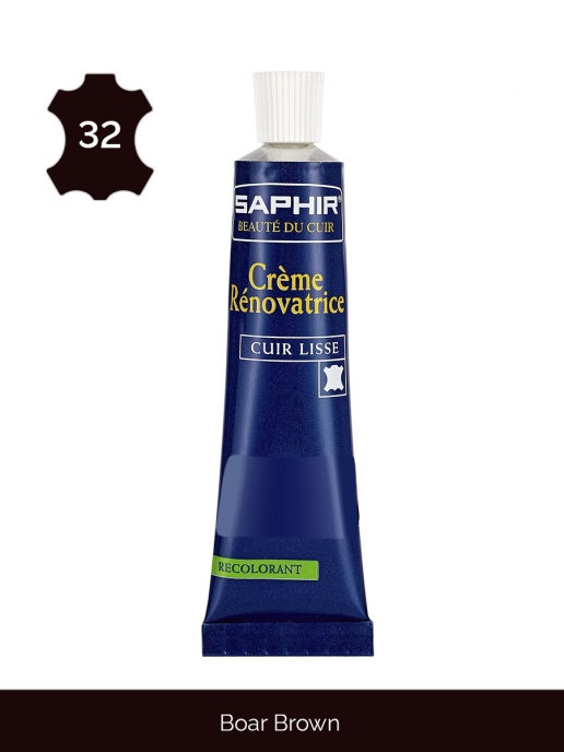 

Восстановитель кожи Saphir Creme RENOVATRICE (boar brown) черно-коричневый 25 мл, Creme Renovatrice