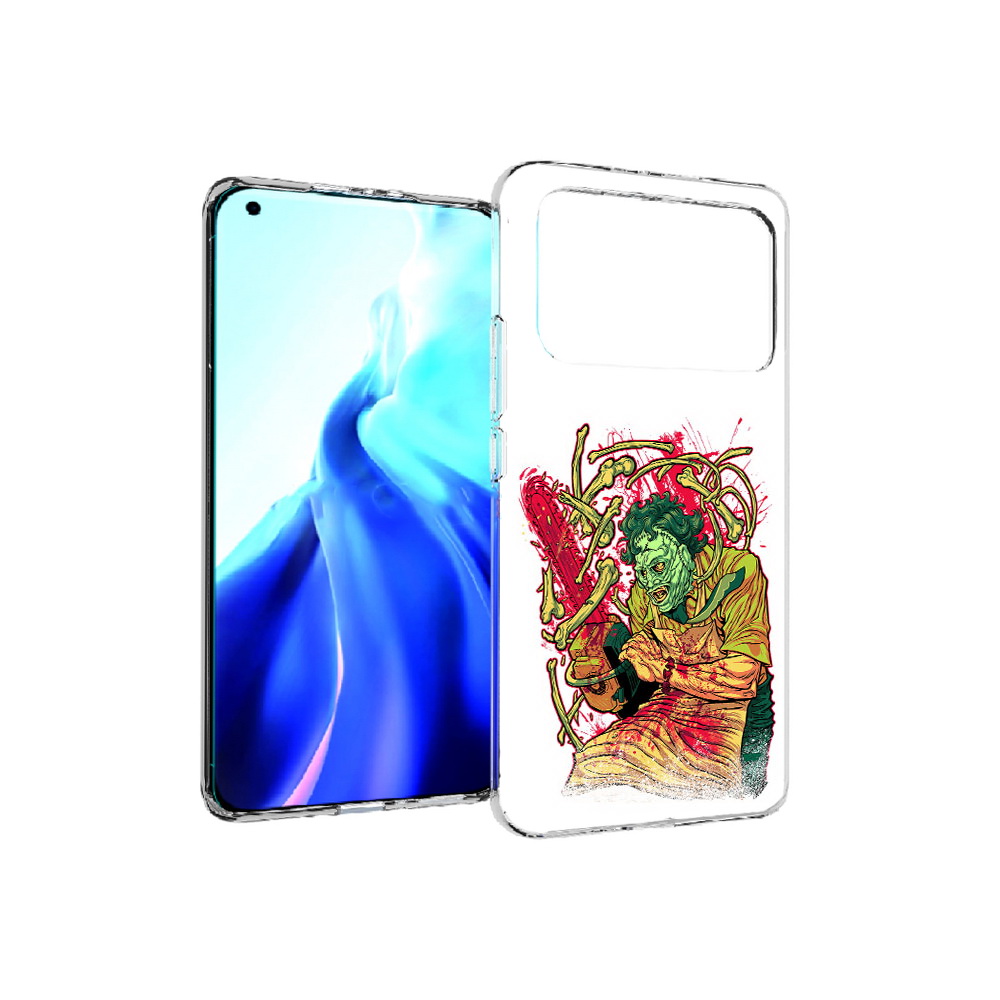 

Чехол MyPads Tocco для Xiaomi Mi 11 Ultra яркий мясник (PT160500.261.711), Прозрачный, Tocco