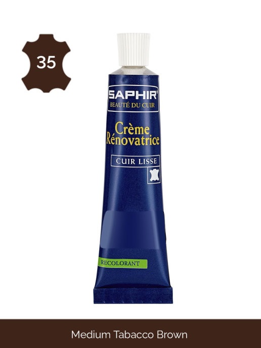 

Восстановитель кожи Saphir Creme RENOVATRICE (medium tobacco brown) средний табак 25 мл, Коричневый, Creme Renovatrice