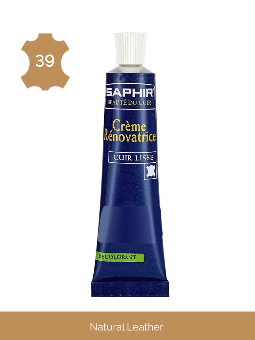 

Восстановитель кожи Saphir Creme RENOVATRICE (natural leather) коричнево-желтый 25 мл, Коричневый, Creme Renovatrice