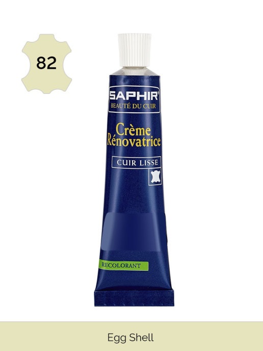 

Восстановитель кожи Saphir Creme RENOVATRICE (egg shell) скорлупа 25 мл, Бежевый, Creme Renovatrice