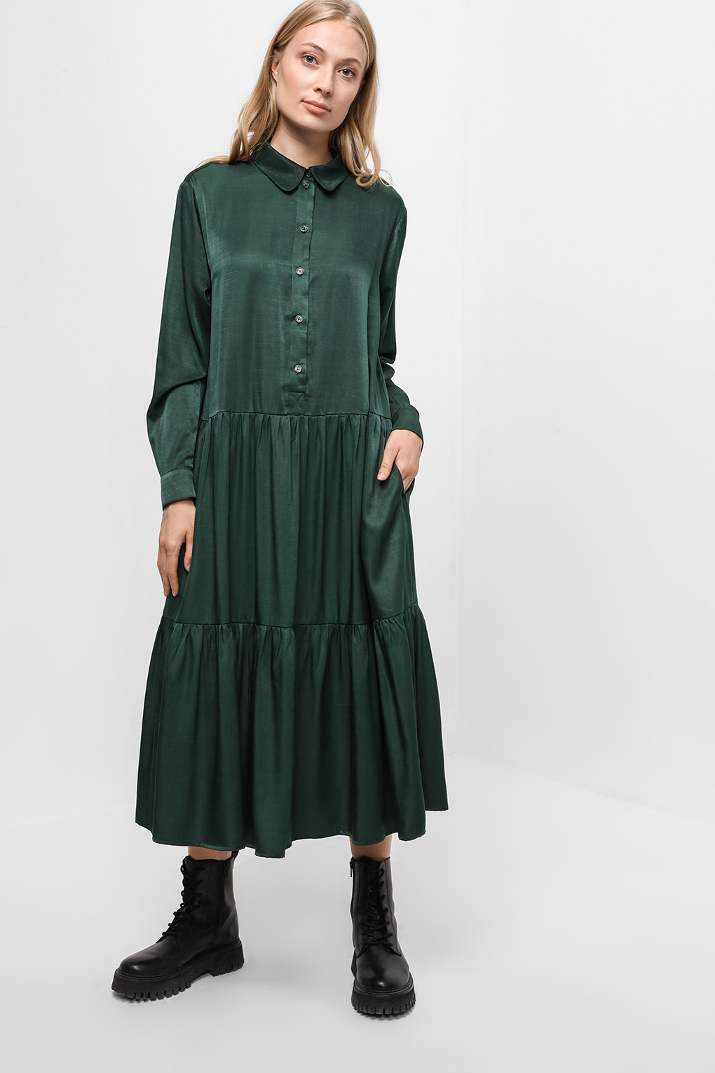 

Платье женское Belucci BL22085285-004 зеленое L, Зеленый, BL22085285-004