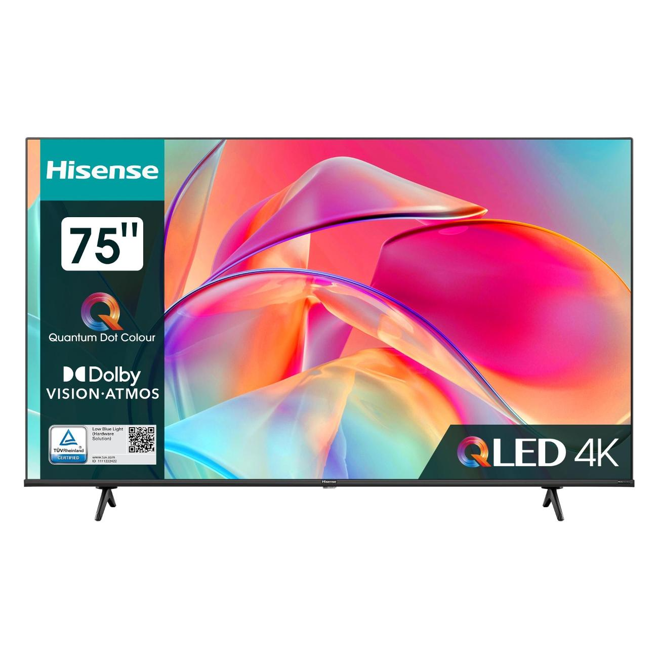 

Телевизор HISENSE 75E7KQ, 75"(190 см), UHD 4K, Черный, 75E7KQ