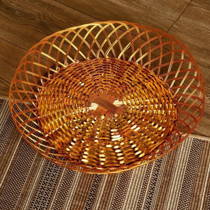 

Корзинка для фруктов "Ирфан" алюминий, 46х46х9 см