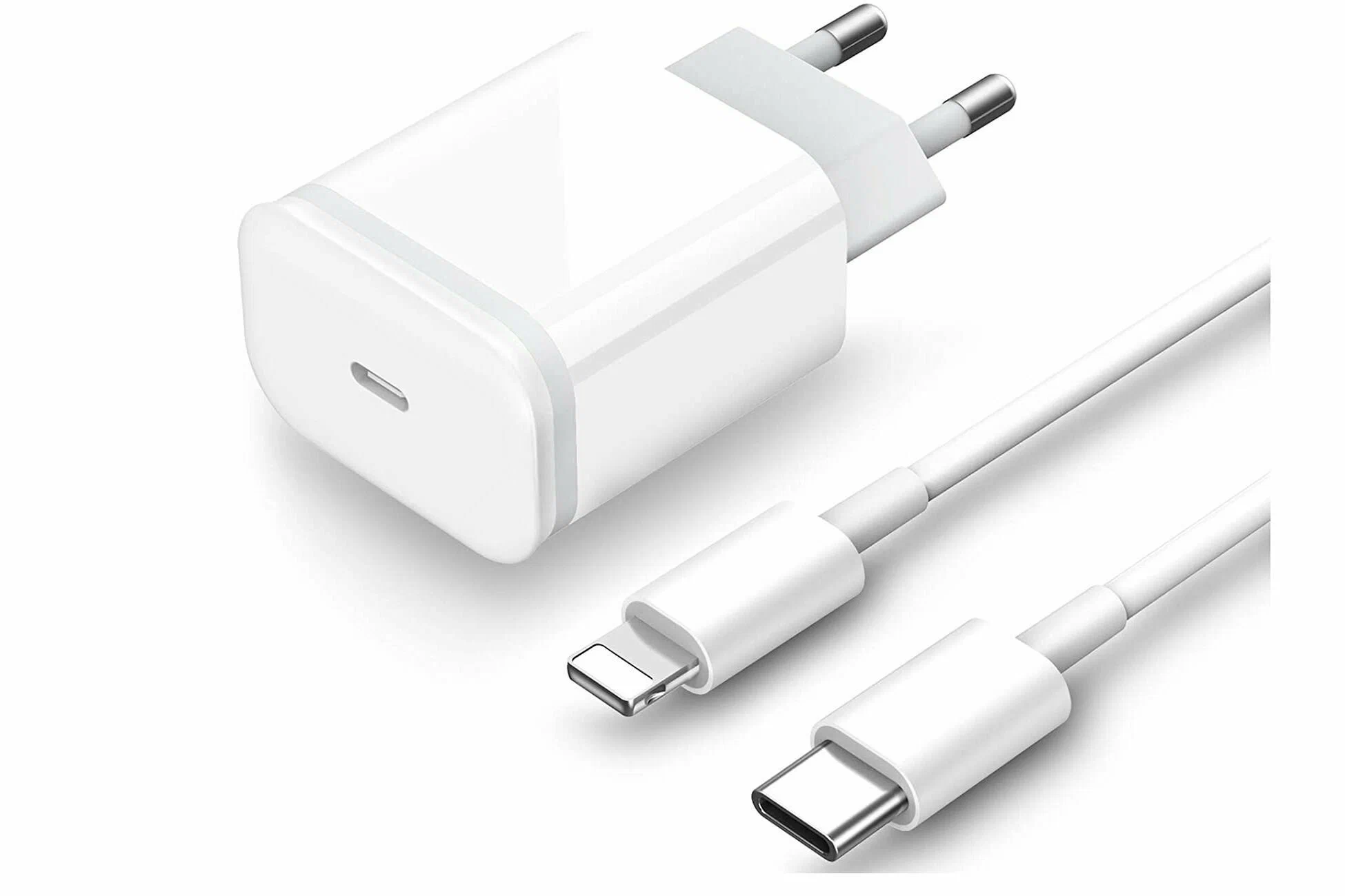 

Сетевое зарядное устройство Power Adapter USB-C Lightning - USB Type-C белый
