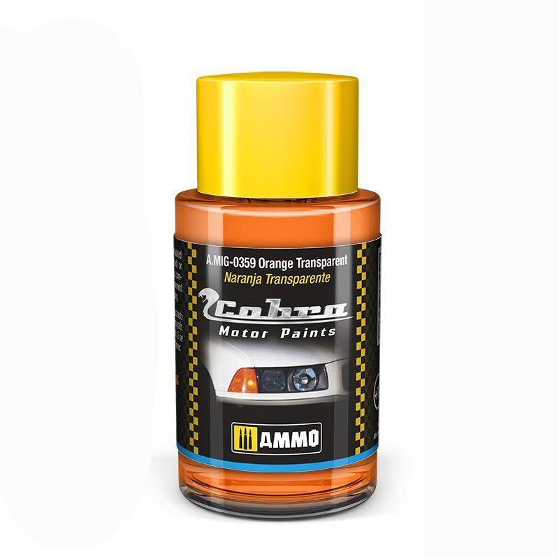 

Акриловая краска Ammo Mig Cobra Motor Оранжевый прозрачный AMIG0359