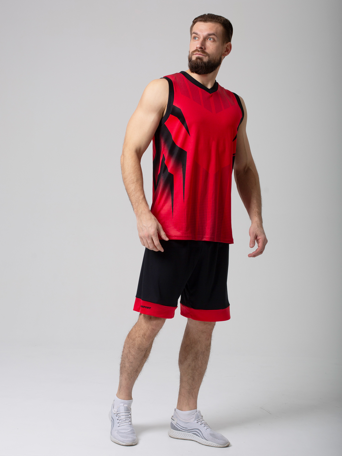 

Баскетбольная форма мужская CROSSSPORT Бфкм-010 48, Красный, Бфкм-010