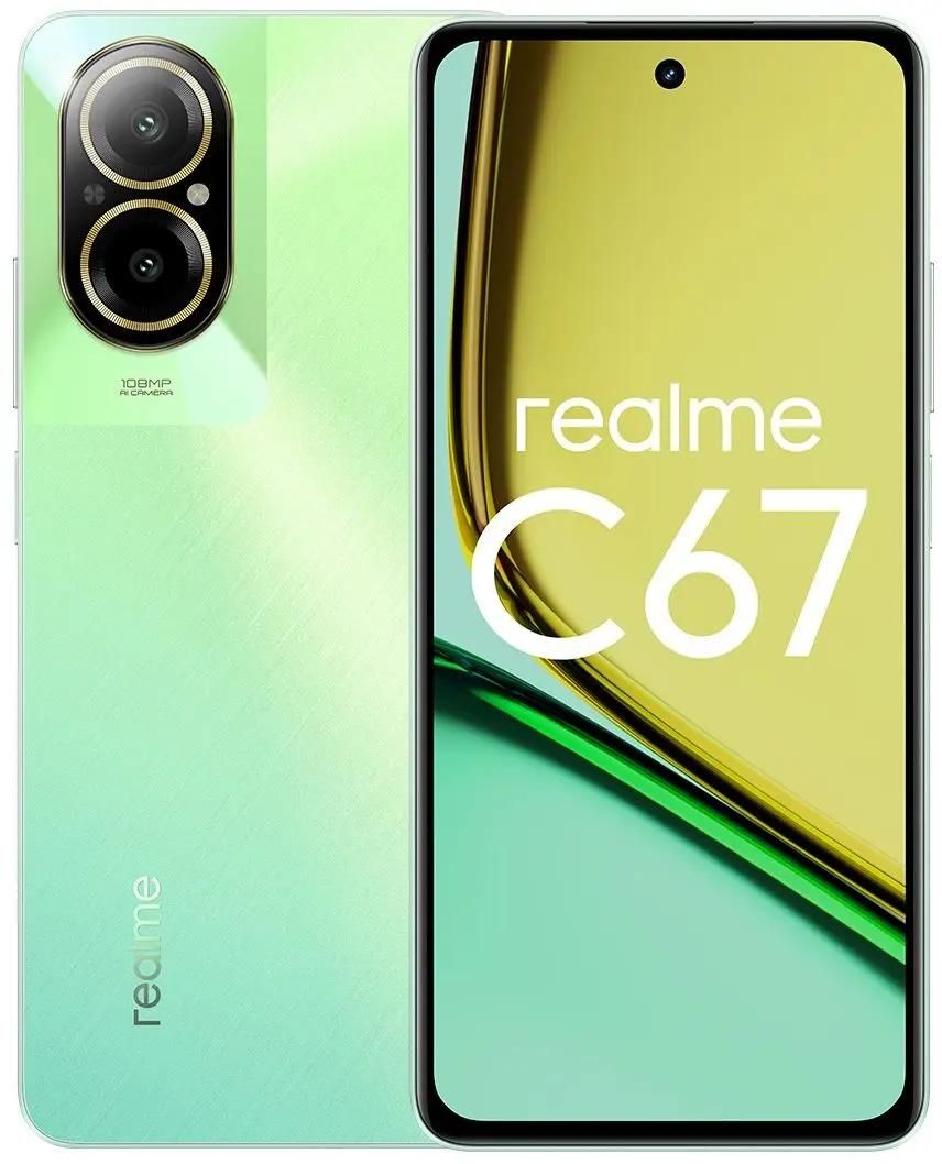 

Смартфон REALME C67 6/128Gb, RMX3890, зеленый