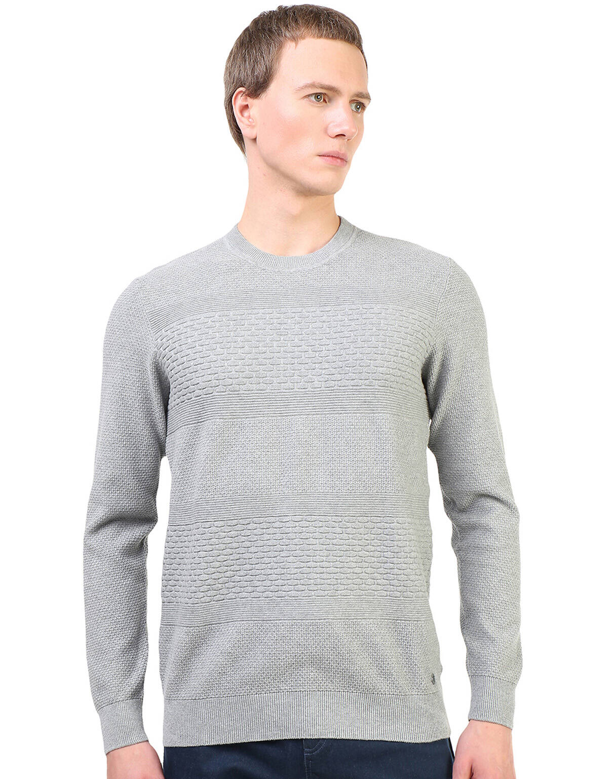 

Джемпер мужской 63121560 MARVELIS серый L, 63121560